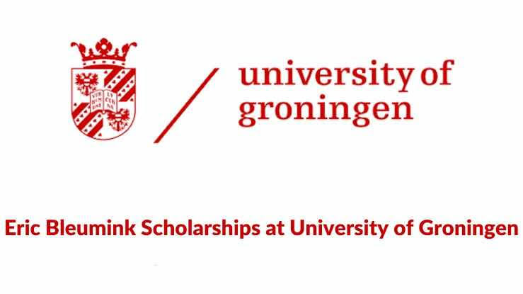 Eric Bleumink Scholarships at University of Groningen